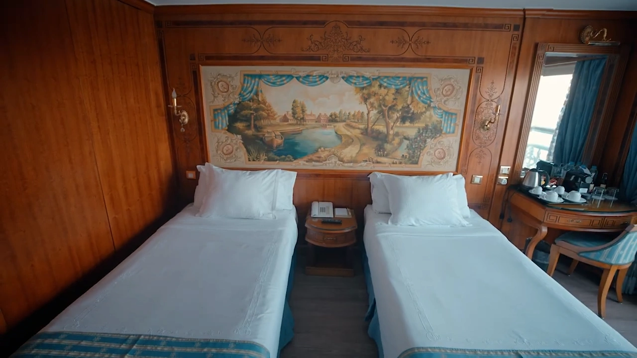 Cabin aboard the Sonesta St. George I Nile Cruise Ship Nile cruise